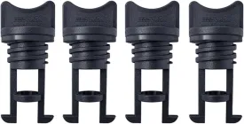 12PCS 19mm Nylon Boat Yacht Raft Drain Hole Standard Size Coarse Thread Bung Plugs Kayak Canoe Accessories Drain(Black Gasket)