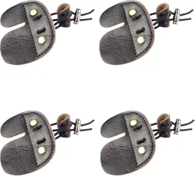 4 Pack Leather Archery Finger Tabs Archery Finger Guard for Shooting Practice Gear,Right Hand
