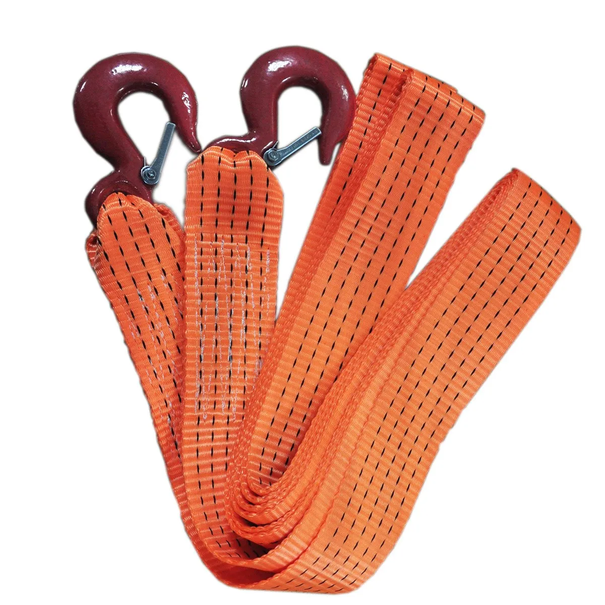 AA Products Heavy Duty Tow Strap Ropes with 2 Safety J Hooks (TS)