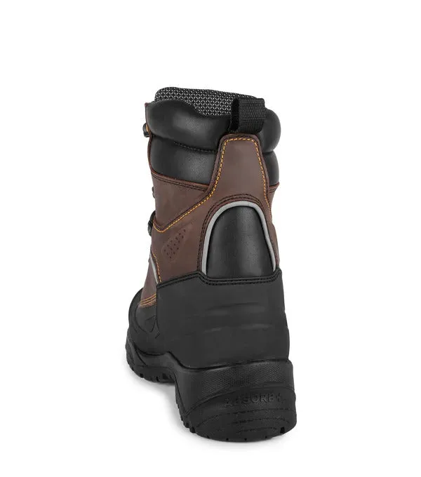 Acton Innova 8'' Insulated Waterproof Safety Boots 600g Thinsulate  -50°F / -45°C- Brown