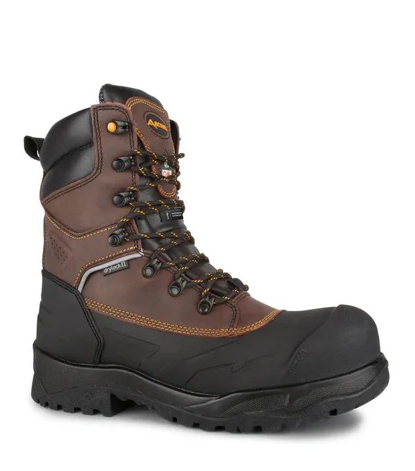 Acton Innova 8'' Insulated Waterproof Safety Boots 600g Thinsulate  -50°F / -45°C- Brown