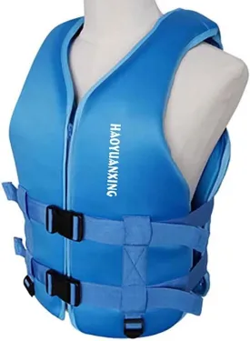 Adult Kayak Vest High Buoyancy Swim Vest Women's Men's Adjustable Safety Jacket Swimming Fishing