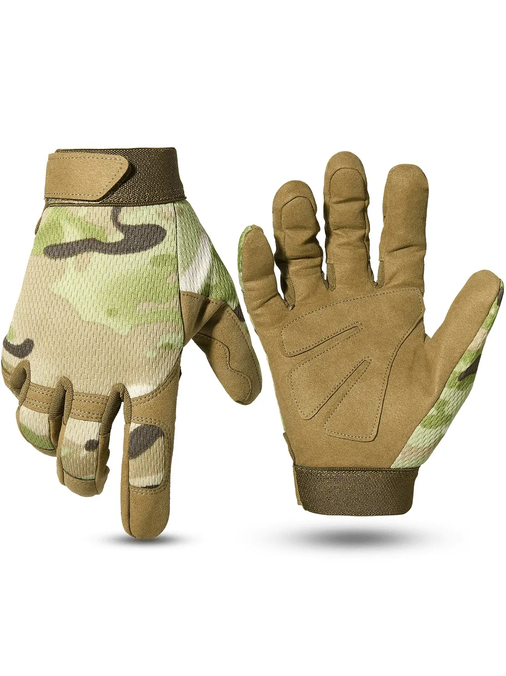 Assault Men's and Women's Warm Gloves / Anti-slip Thermal Army Combat Full Finger Tactical Gloves