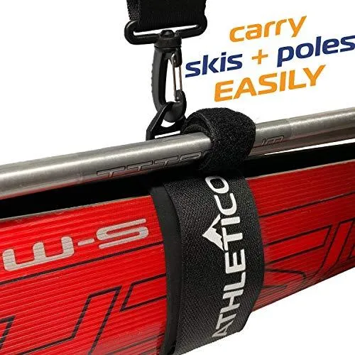 Athletico Ski Carrier Strap & Pole Carrier