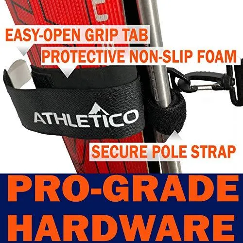 Athletico Ski Carrier Strap & Pole Carrier