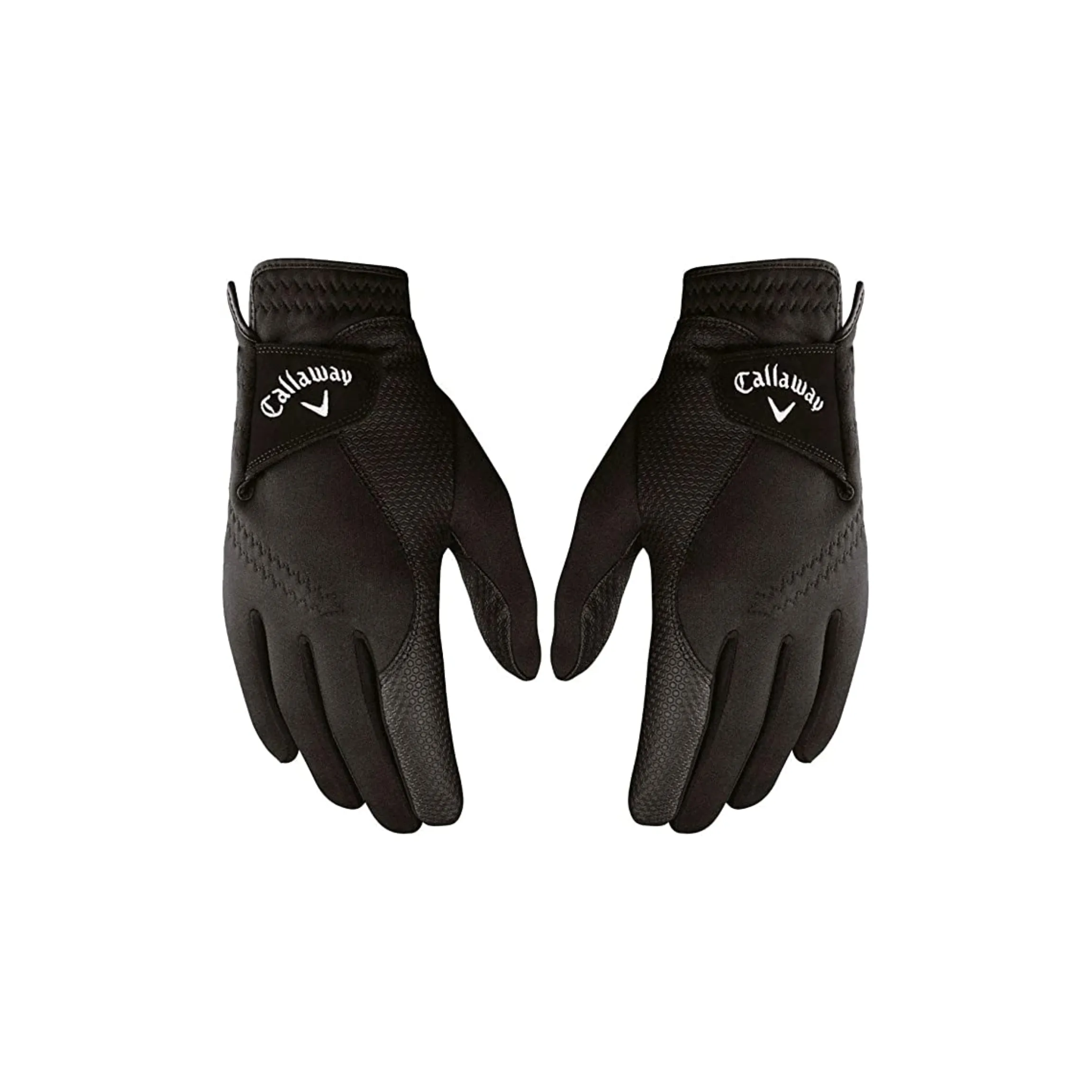 Callaway Golf Thermal Grip, Cold Weather Golf Gloves, Large, Cadet, Black,1 Pair (Left and Right)