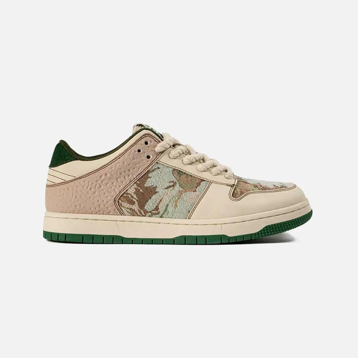 Classic Renaissance-Printed Casual Sneakers