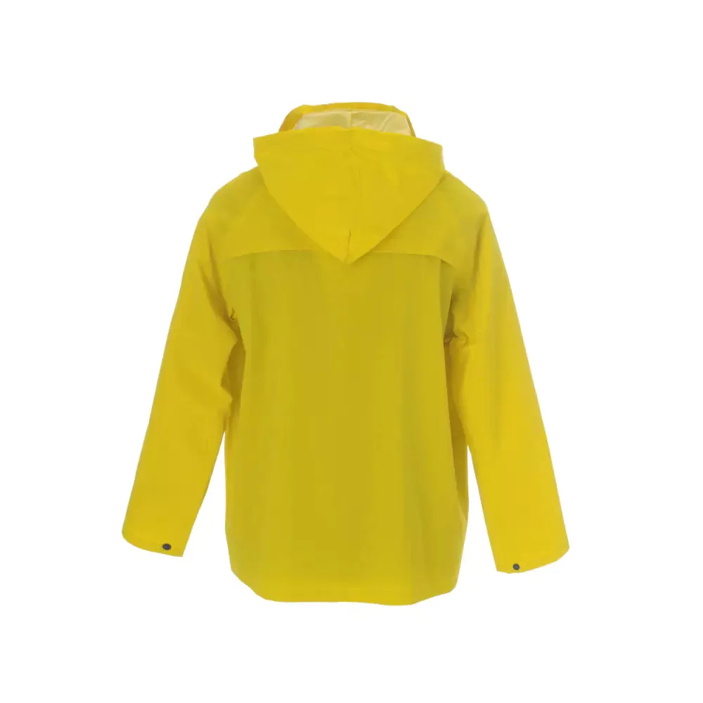 Cordova StormFront Yellow .35 mm PVC/Polyester 2-Piece Rain Jacket Detachable Hood - RJ352Y