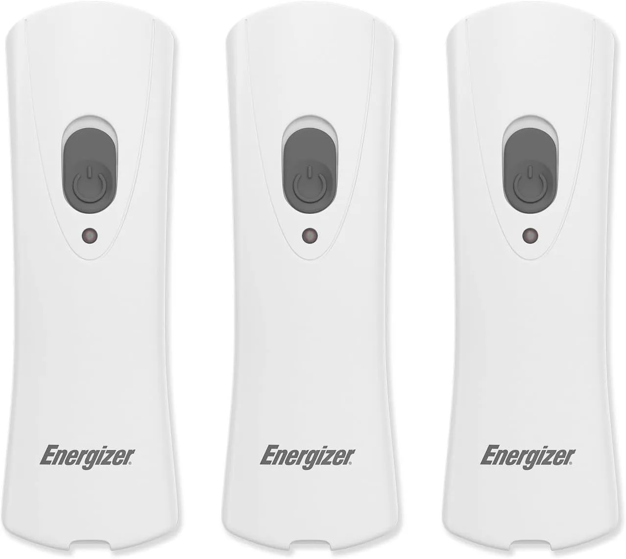 Energizer Weatheready Rechargeable Compact Handheld Light, Plug-In Rechargeable LED Light, Automatic Turn-On Emergency Flashlight, Built-In Rechargeable Battery Included, 3 Count