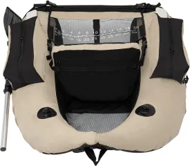 Fishing Boat, 286.6lbs Inflatable Dinghy Boats Inflatable Kayak Boat Raft with Air Pump and Adjustable Shoulder Straps for Fishing, Rafting, Exploring