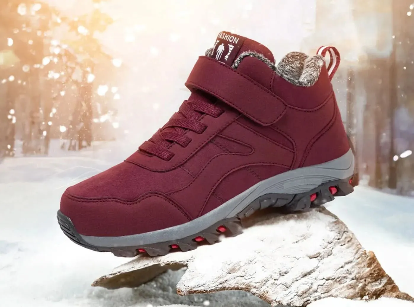 FitVille Women's Classic Suede Snow Boots