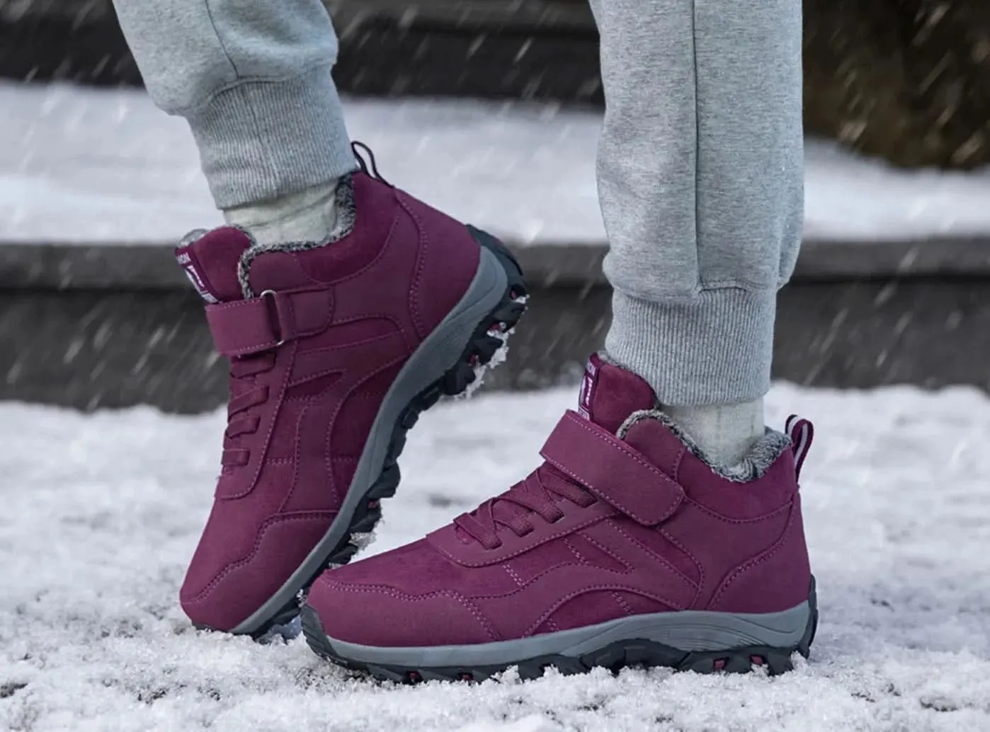 FitVille Women's Classic Suede Snow Boots