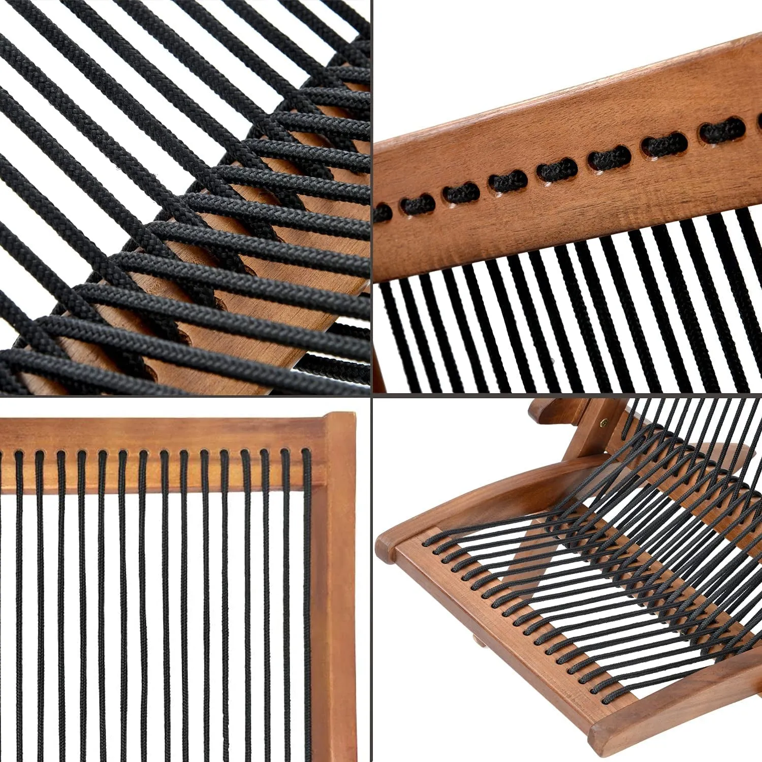 Folding Chairs Wooden Foldable Patio Chair