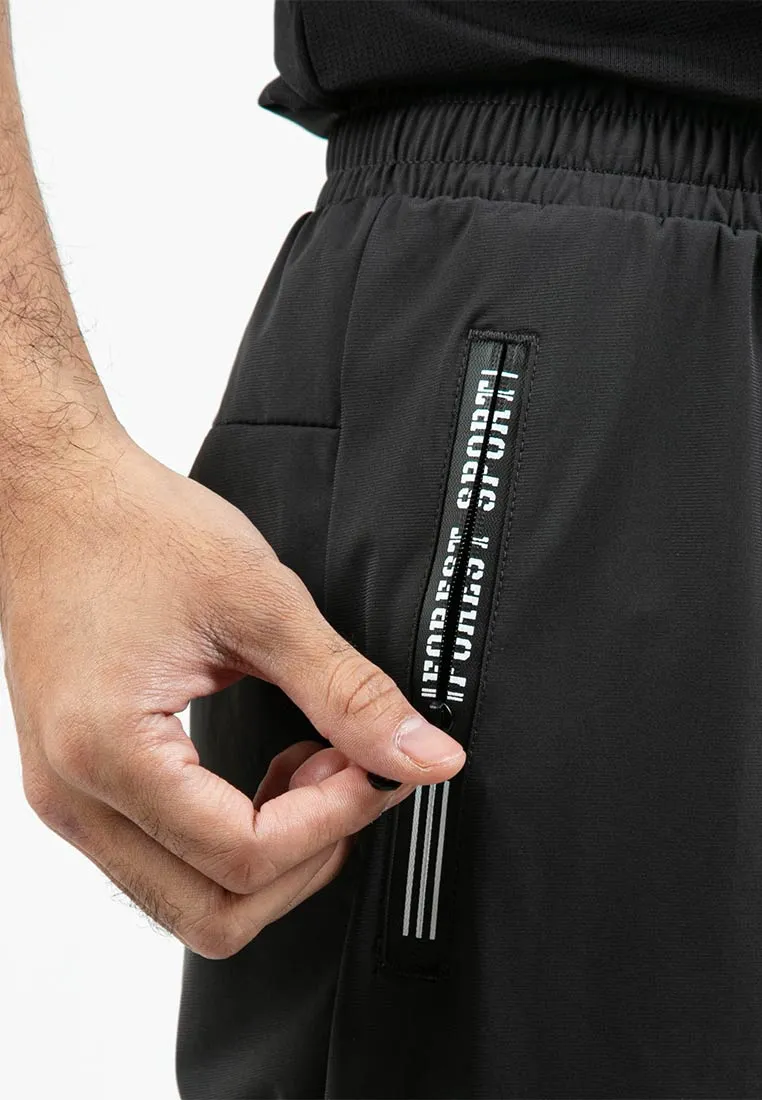 Forest Ice Silk High Stretchable Dri Fit Tracksuit Men Jogger Quick Dry Track Pants | Seluar Lelaki - 10766