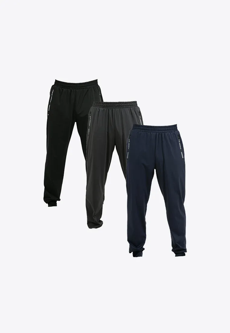 Forest Ice Silk High Stretchable Dri Fit Tracksuit Men Jogger Quick Dry Track Pants | Seluar Lelaki - 10766