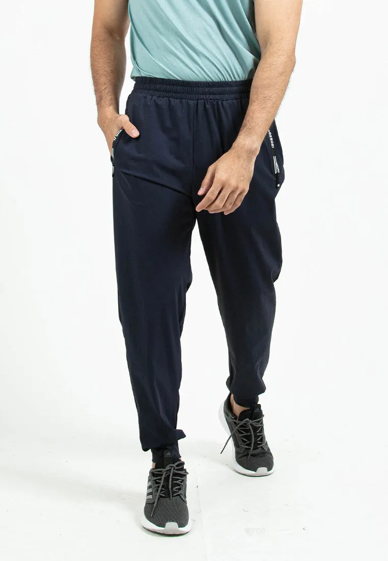 Forest Ice Silk High Stretchable Dri Fit Tracksuit Men Jogger Quick Dry Track Pants | Seluar Lelaki - 10766