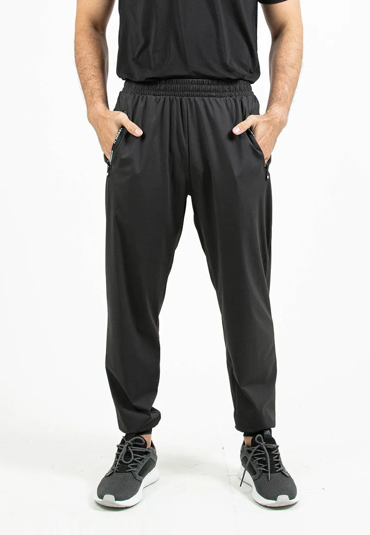 Forest Ice Silk High Stretchable Dri Fit Tracksuit Men Jogger Quick Dry Track Pants | Seluar Lelaki - 10766