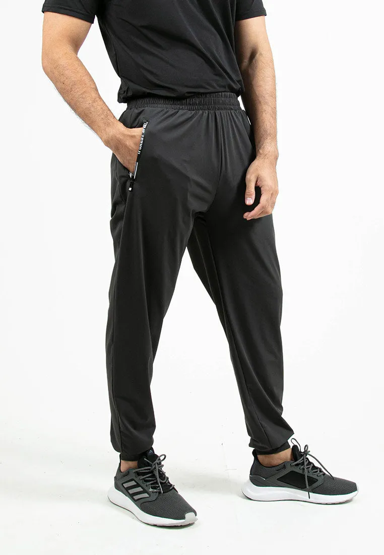 Forest Ice Silk High Stretchable Dri Fit Tracksuit Men Jogger Quick Dry Track Pants | Seluar Lelaki - 10766