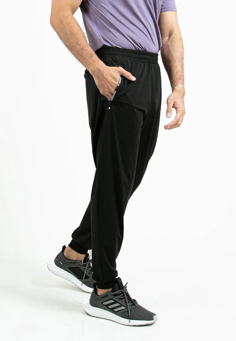 Forest Ice Silk High Stretchable Dri Fit Tracksuit Men Jogger Quick Dry Track Pants | Seluar Lelaki - 10766