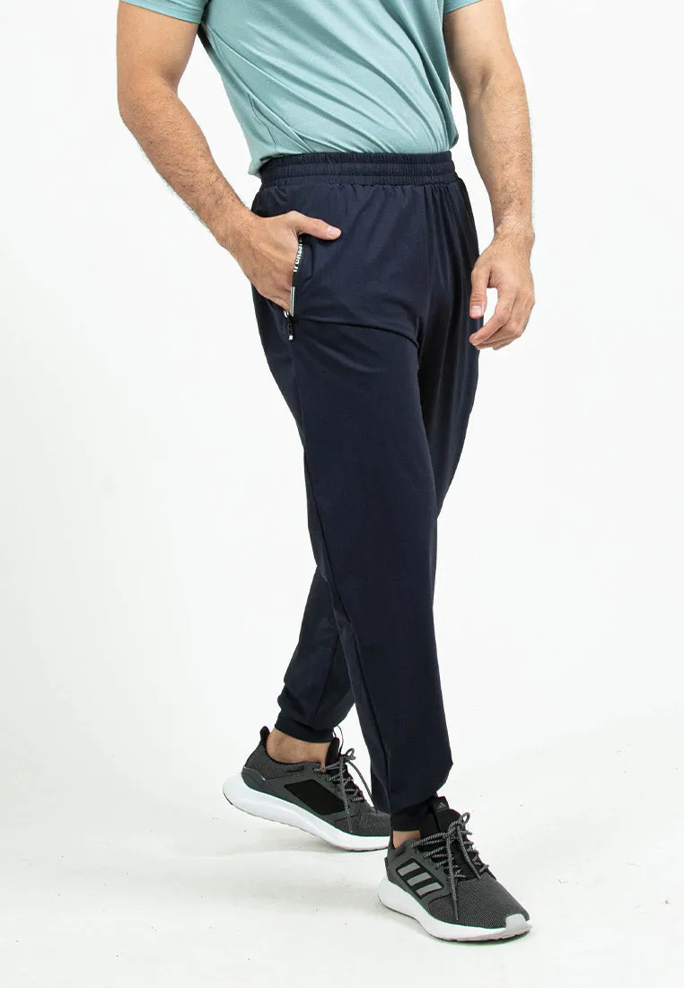 Forest Ice Silk High Stretchable Dri Fit Tracksuit Men Jogger Quick Dry Track Pants | Seluar Lelaki - 10766