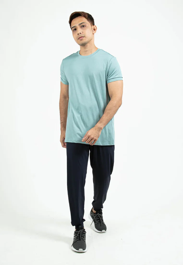 Forest Ice Silk High Stretchable Dri Fit Tracksuit Men Jogger Quick Dry Track Pants | Seluar Lelaki - 10766