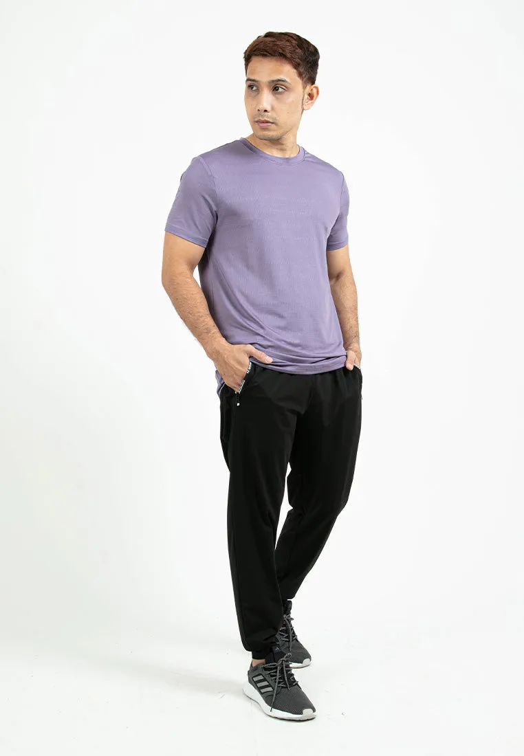 Forest Ice Silk High Stretchable Dri Fit Tracksuit Men Jogger Quick Dry Track Pants | Seluar Lelaki - 10766