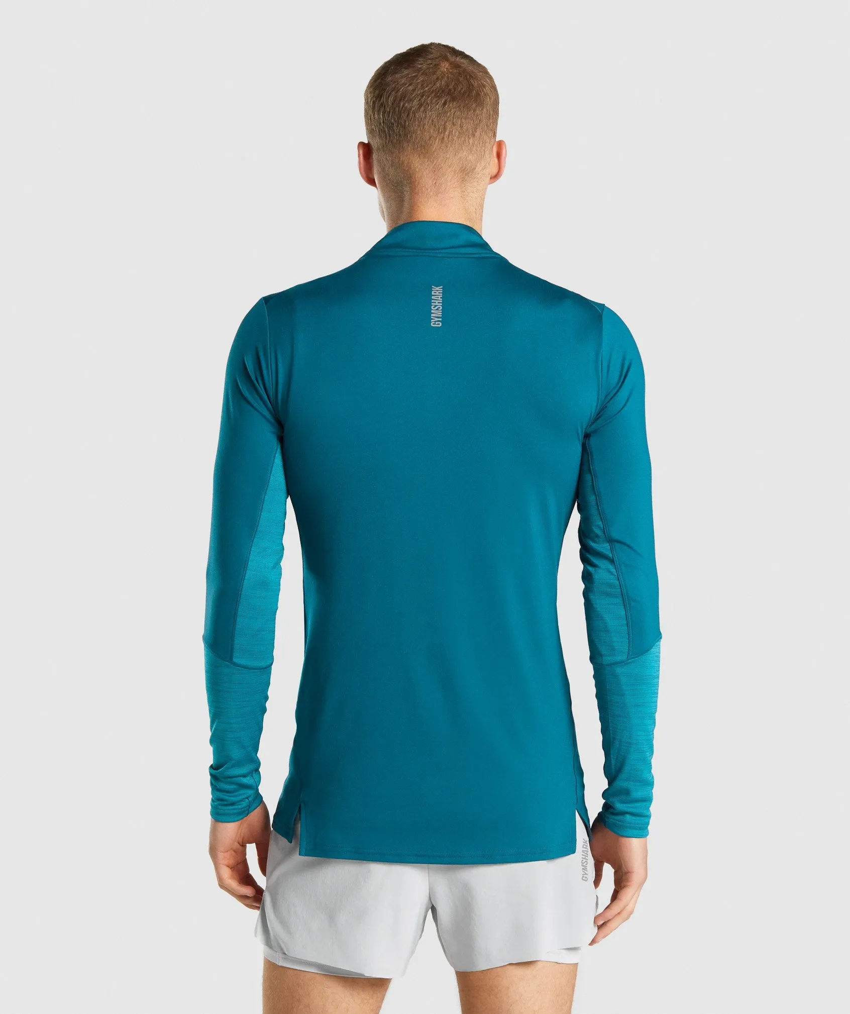Gymshark Speed 1/4 Zip Pullover - Teal
