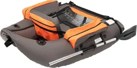 Inflatable Fishing Boat, Inflatable Float Tube with Hand Air Pump for Suitable for Fishing Rafting Exploring, 90-180 Backrest Adjustable Angle, 280lbs Weight Capacity