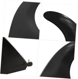 Inflatable Surfboard Tail Fin Essential Marine Sup Accessory Black 21 * 16.5cm Removable Splitter Paddle Rudder