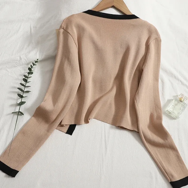 Irina | Knitted Shrug Set With Pants