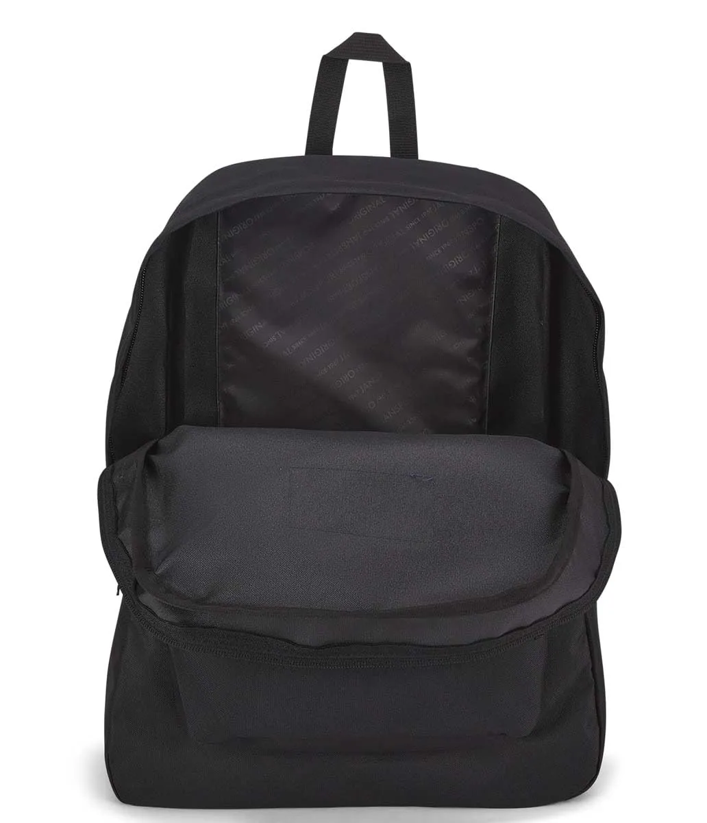 JanSport SuperBreak One Backpacks - Durable, Lightweight Bookbag with 1 Main Compartment, Front Utility Pocket with Built-in Organizer - Premium Backpack, Black