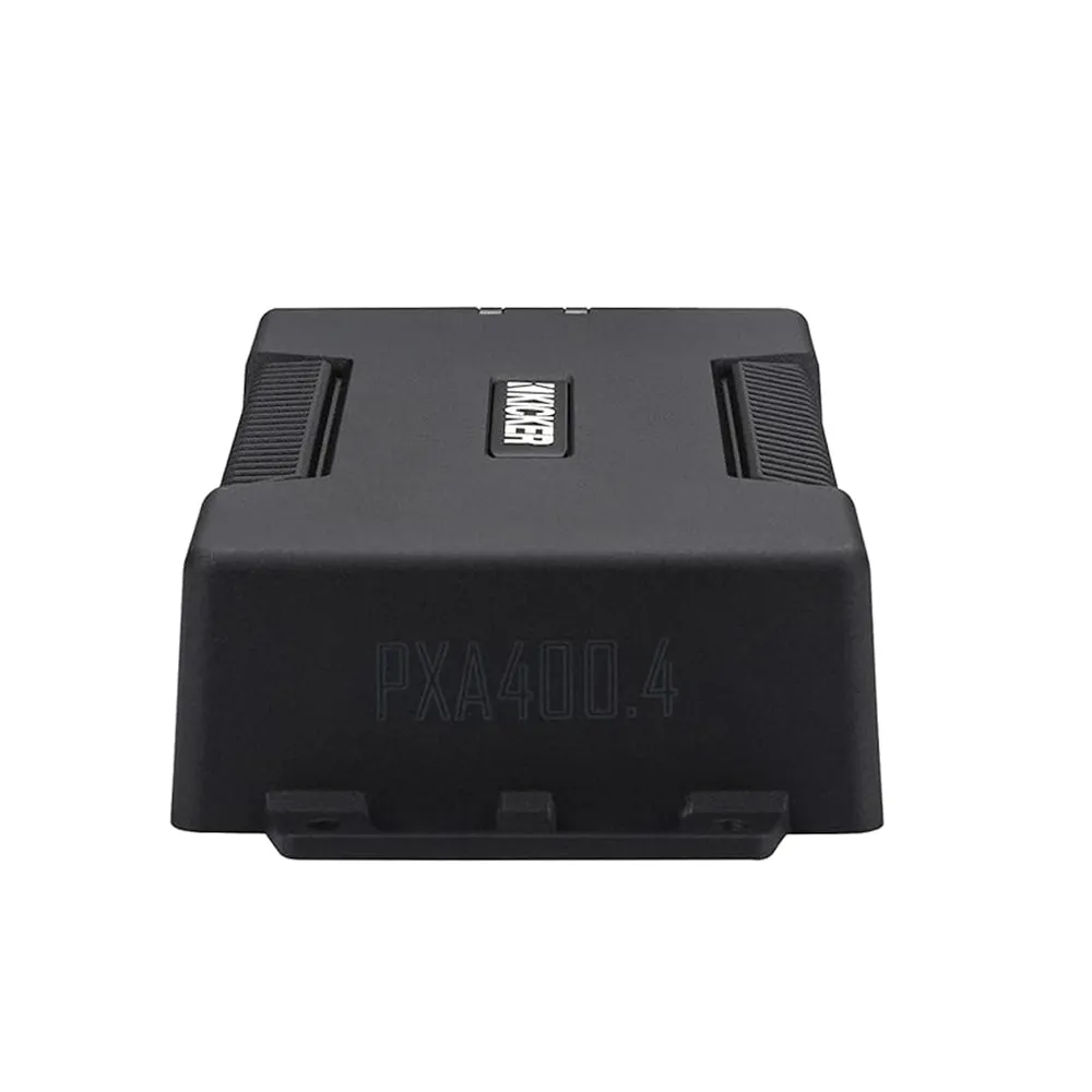 Kicker PXA400.4 Four Channel Class D Full Range Amplifier Waterproof 400W RMS