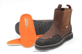 KW3977 6" STEEL TOE BROWN FLOTER LEATHER WORK BOOT