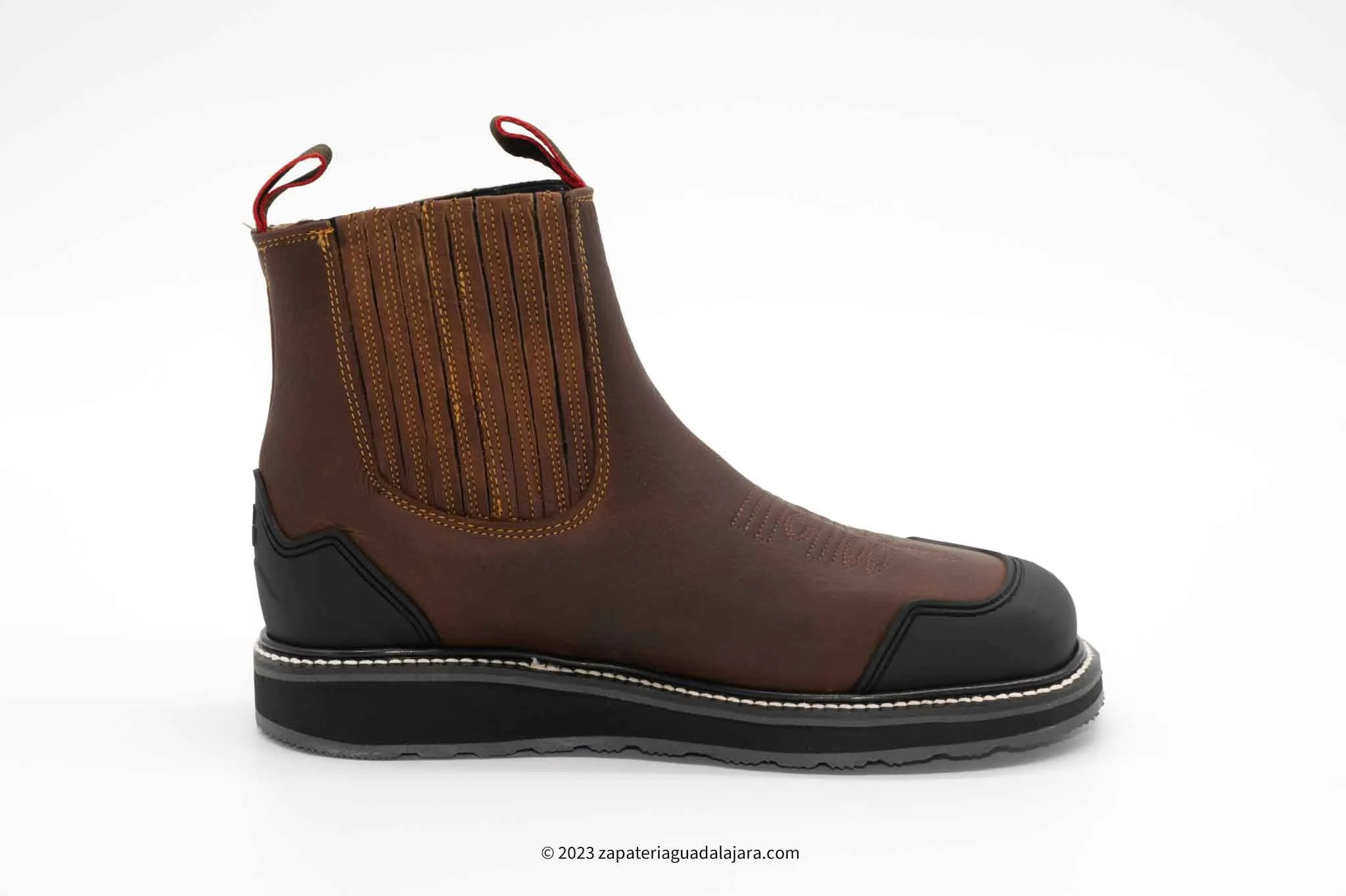 KW3977 6" STEEL TOE BROWN FLOTER LEATHER WORK BOOT