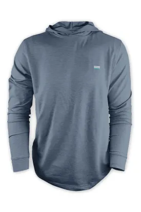 Live Forever Golf: Sunrise Lightweight Performance Hoodie - Navy