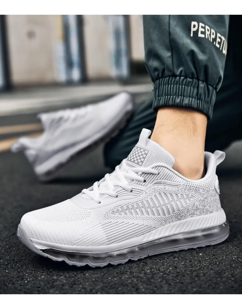 Men's Running Shoes Non Slip Shoes Breathable Lightweight Sneakers Slip Resistant Athletic Sports Walking Gym Work Shoes