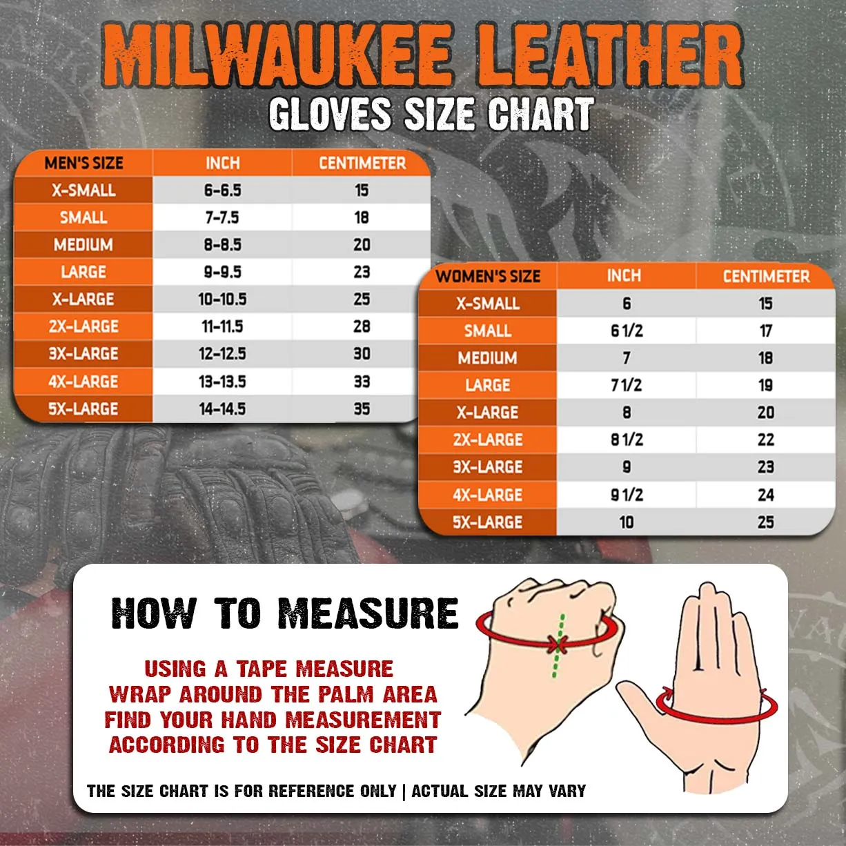 Milwaukee Leather SH852 Men's USA Deerskin Black Leather Gauntlet