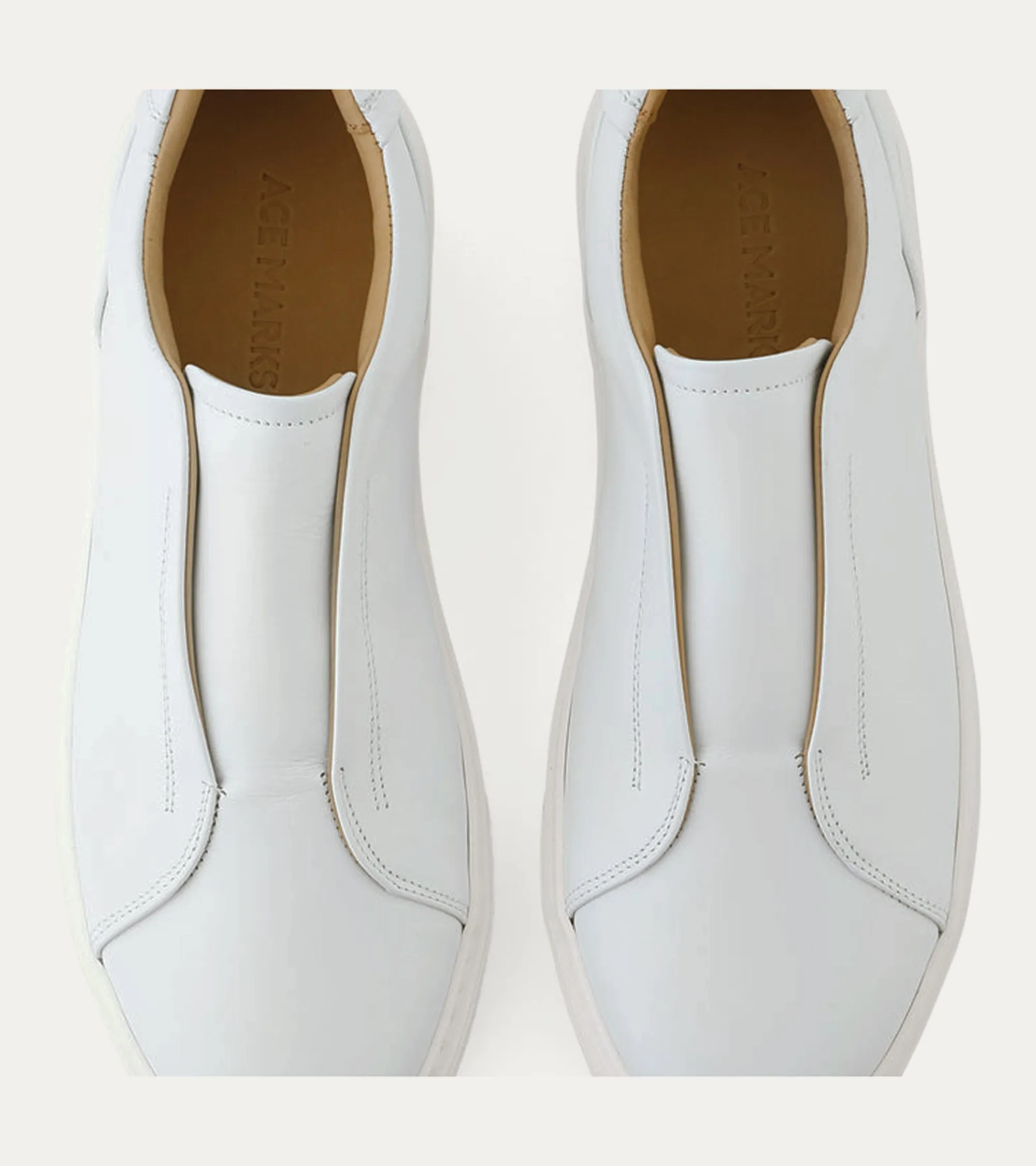 Misto Slip-On Sneaker In White Leather