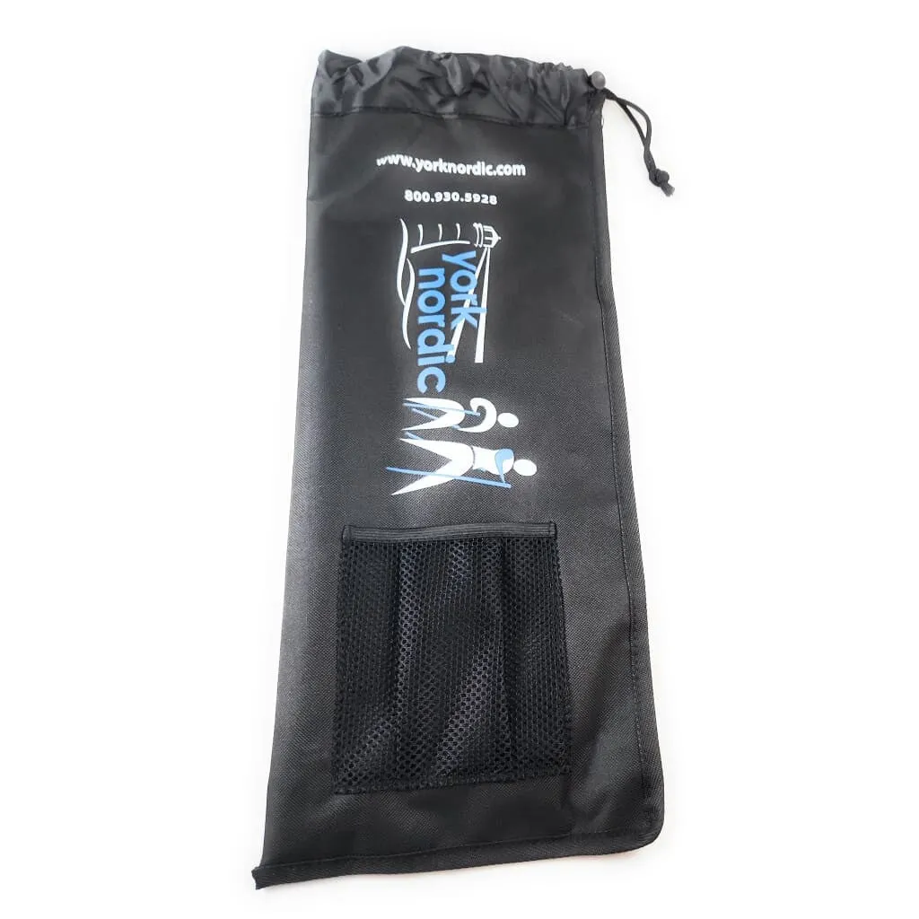 Motivator Folding Travel Poles for Balance and Rehab - Patented Stability Grips - Lightweight, Adjustable and Foldable includes Detachable Feet and Travel Bag