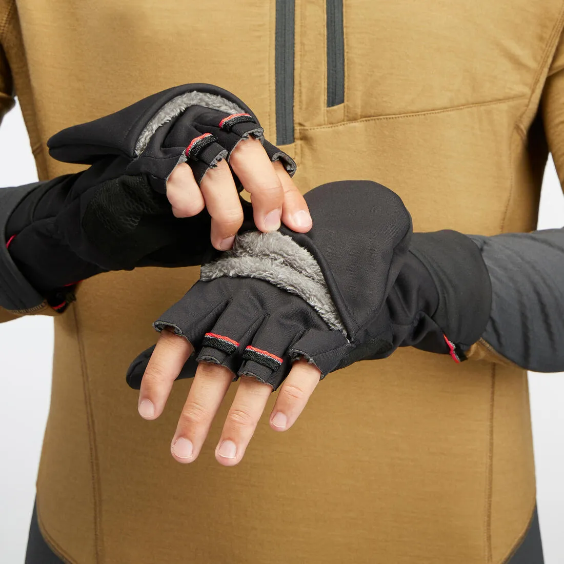 Mountain Trekking Mittens - Trek 500