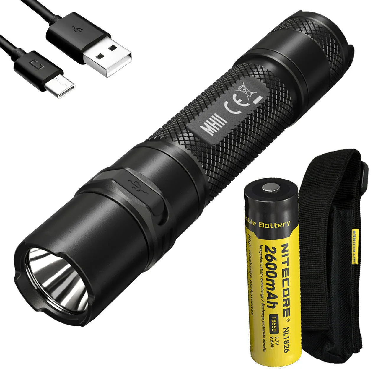 Nitecore MH11 EDC Flashlight (1000 Lumens | USB-C Rechargeable)