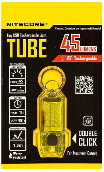 Nitecore TUBE Tiny USB Rechargeable Light 45 Lumens