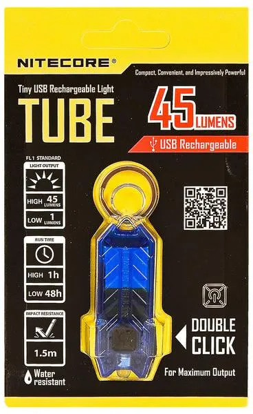 Nitecore TUBE Tiny USB Rechargeable Light 45 Lumens