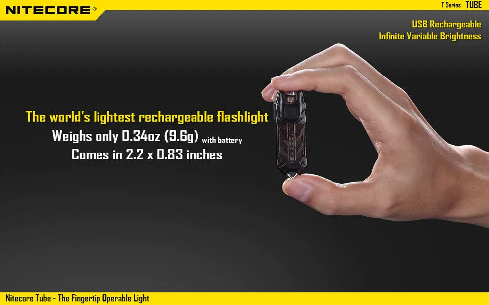 Nitecore TUBE Tiny USB Rechargeable Light 45 Lumens