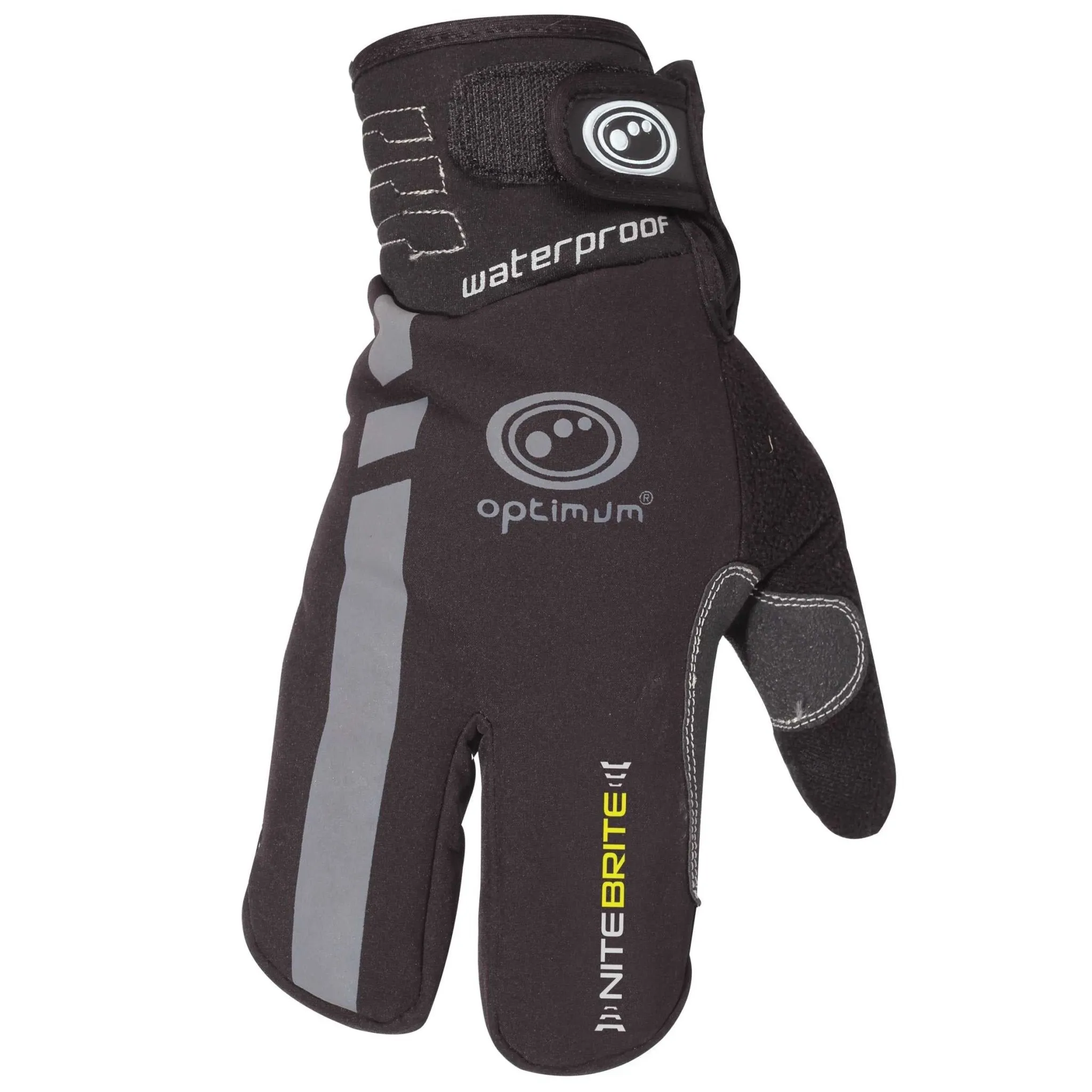 Optimum Nitebrite Sports Lobster Men's Gloves - Visible Windproof Deep Winter