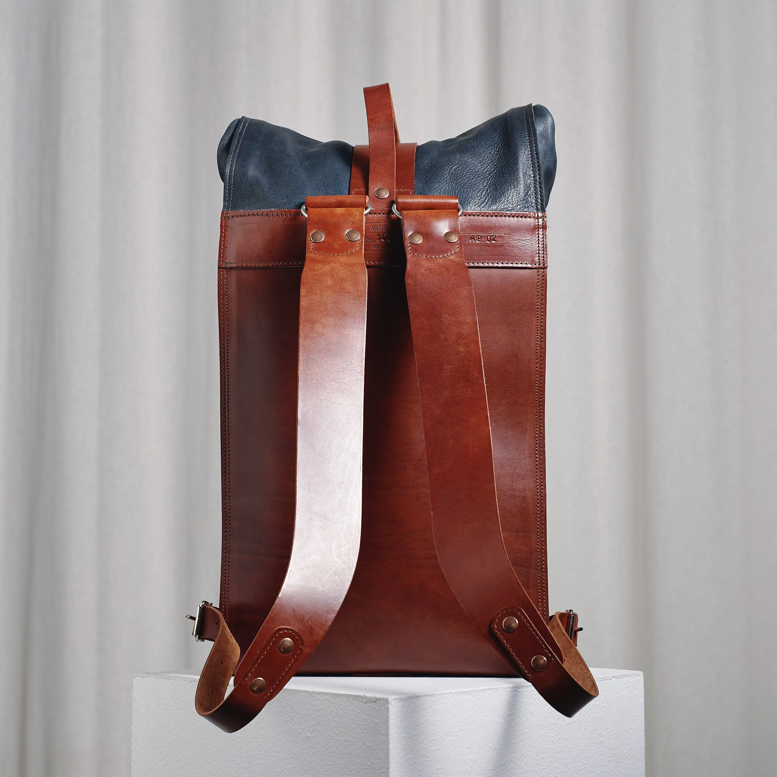 ORIGINALS: Whitetail Fold Top - Blueberry and Brown