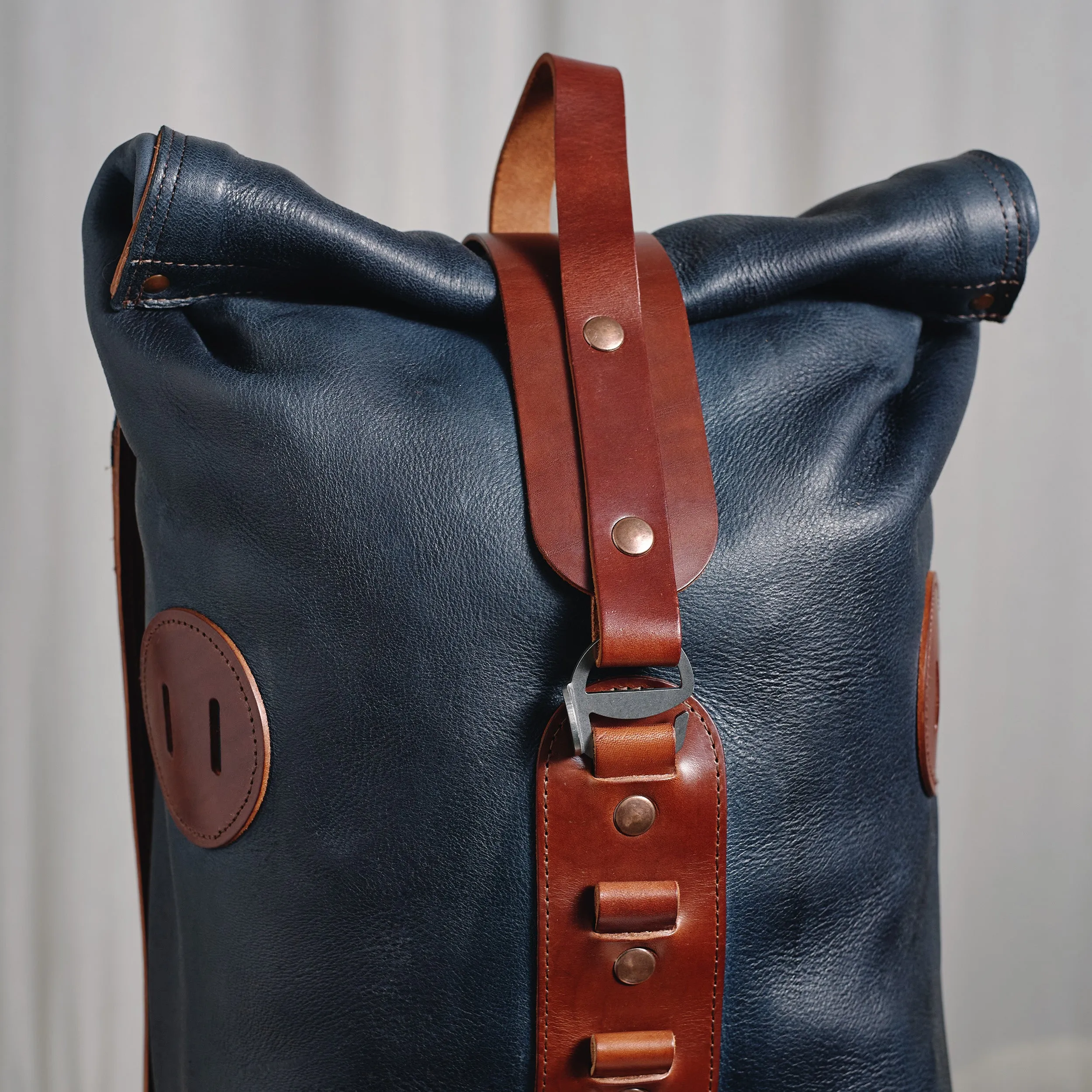 ORIGINALS: Whitetail Fold Top - Blueberry and Brown