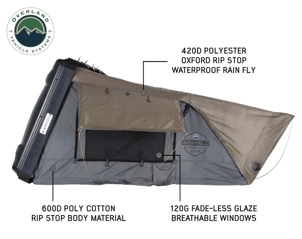 OVERLAND VEHICLE SYSTEMS | Bushveld II Hard Shell Roof Top Tent (18189901)