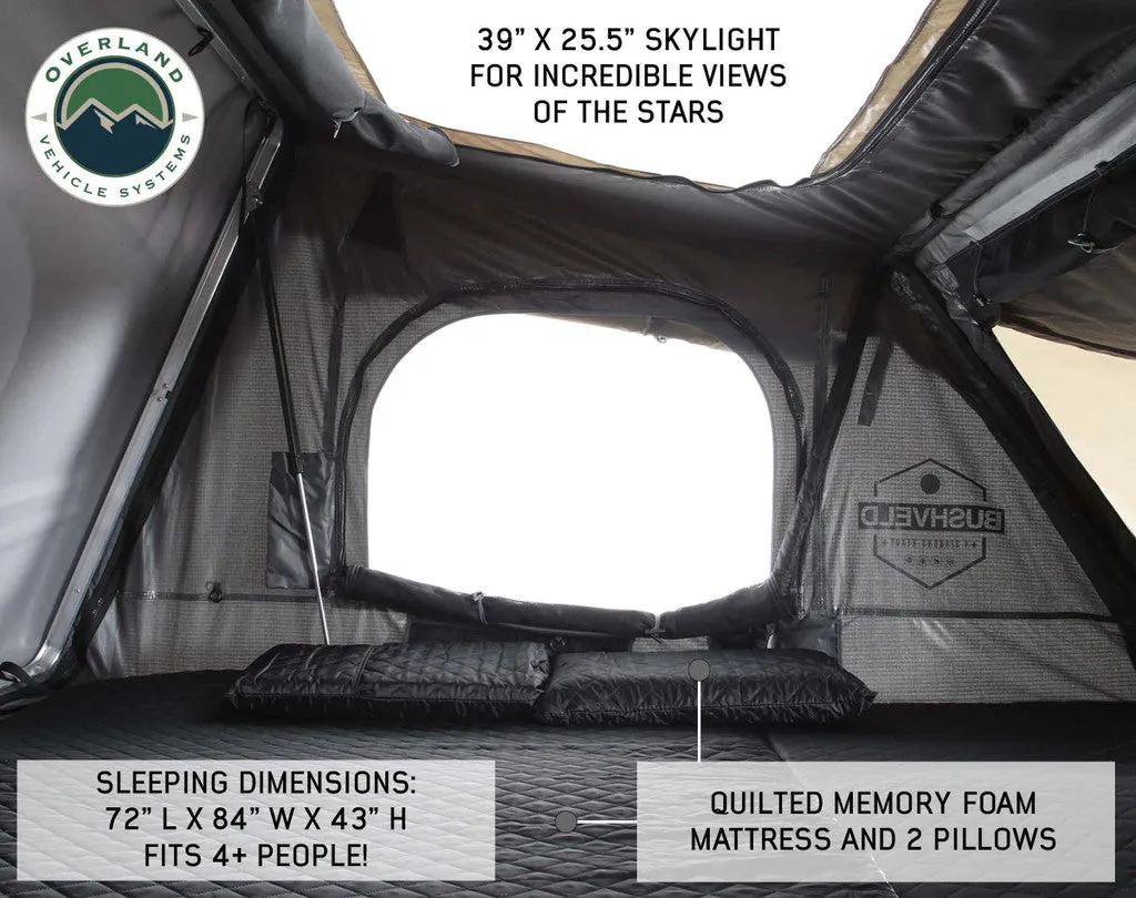 OVERLAND VEHICLE SYSTEMS | Bushveld II Hard Shell Roof Top Tent (18189901)