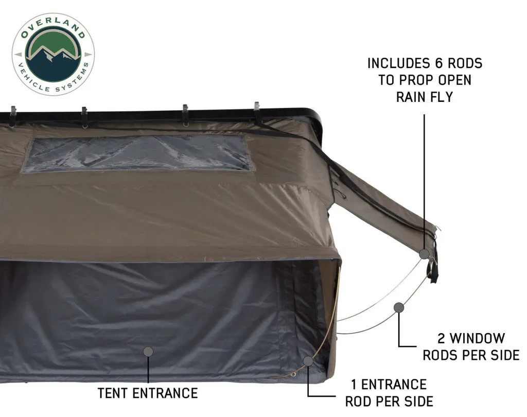 OVERLAND VEHICLE SYSTEMS | Bushveld II Hard Shell Roof Top Tent (18189901)
